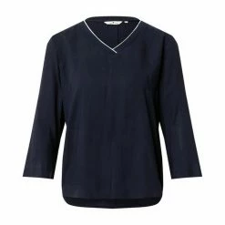 Aktion 😀 TOM TAILOR Langarmbluse Whisper White, Sky Captain Blue 🛒 -Tom Tailor Verkaufsgeschäft 82592fa3 c0b5 5bc5 85ce e412cdafa133