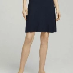 Bestpreis 🎁 TOM TAILOR A-Linien-Rock Blue minimal design vertical, Sky Captain Blue, Navy floral design ⭐ -Tom Tailor Verkaufsgeschäft 82d1de7f 015a 58af a66b 5ba2698d0ef8