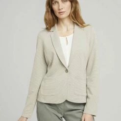 Schlussverkauf ❤️ TOM TAILOR Kurzblazer Grass offwhite thin stripe, Navy offwhite thin stripe 🥰 -Tom Tailor Verkaufsgeschäft 83c17583 e1ce 5f99 8d21 6c7885d72d5f
