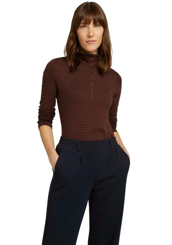 Bestpreis 🔥 TOM TAILOR Langarmshirt Schwarz, Graugrün, Braun-schwarz 😉 7 Bestpreis 🔥 TOM TAILOR Langarmshirt Schwarz, Graugrün, Braun-schwarz 😉 - Image 7