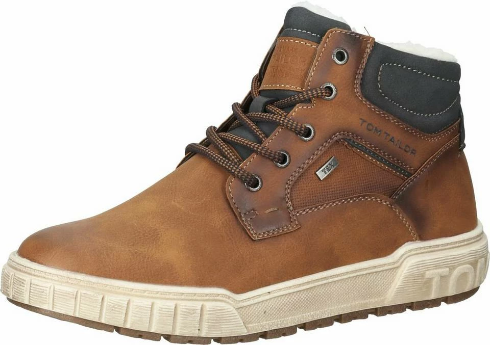 Am billigsten 🛒 TOM TAILOR »Lederimitat« Schnürstiefelette 😀 1 Am billigsten 🛒 TOM TAILOR »Lederimitat« Schnürstiefelette 😀