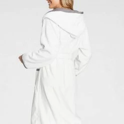 Budget ✔️ Unisex-Bademantel, TOM TAILOR, mit Satinbordüre Anthrazit, Weiß 😀 -Tom Tailor Verkaufsgeschäft 846bfeb5 85bd 5e91 8678 be91135827fe