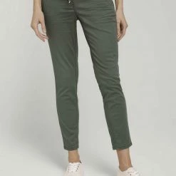 Budget ✔️ TOM TAILOR Culotte »Tapered Relaxed Hose mit Kordelzug« Grape Leaf Green, Desert linen, Sky Captain Blue, Caramel Brown 💯 -Tom Tailor Verkaufsgeschäft 8481f534 77cb 5570 9209 5a609678e555