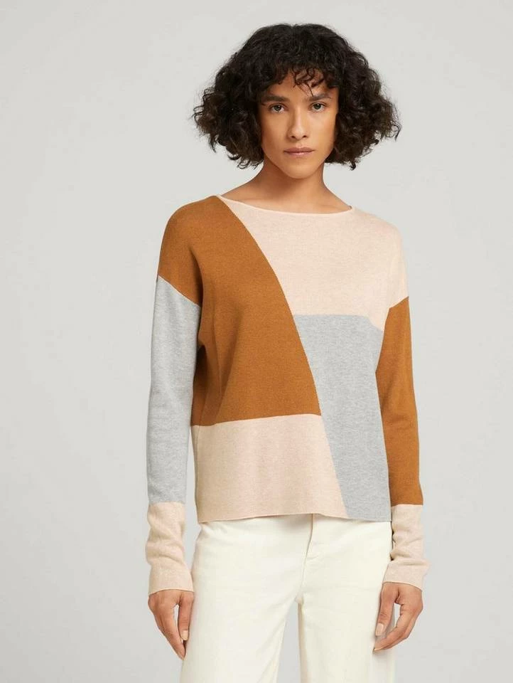 Blitzangebot 😉 TOM TAILOR Strickpullover Brown beige grey color block, Green beige grey color block 🎉 17 Blitzangebot 😉 TOM TAILOR Strickpullover Brown beige grey color block, Green beige grey color block 🎉 - Image 17