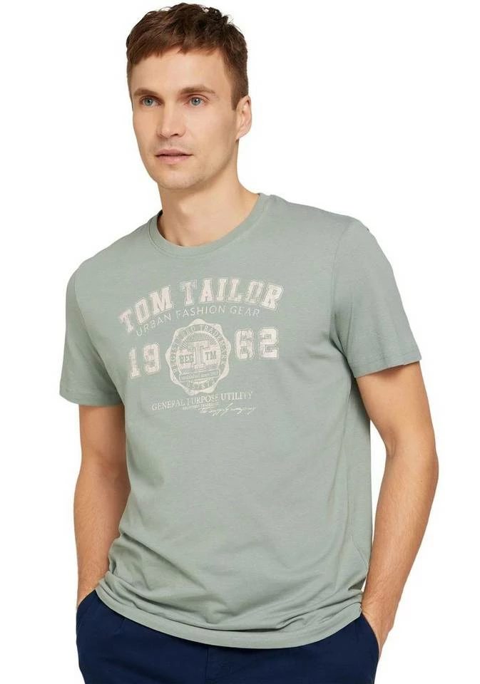 Top 10 ⌛ TOM TAILOR T-Shirt mit Logofrontprint Offwhite, Plain red, Sky captain blue white melange, Royalblau 🎁 13 Top 10 ⌛ TOM TAILOR T-Shirt mit Logofrontprint Offwhite, Plain red, Sky captain blue white melange, Royalblau 🎁 - Image 13