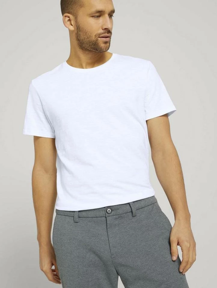 Neu 🔥 TOM TAILOR Bermudas »Jersey Chino Bermuda Shorts« Sailor blue two tone pique, Grey melange pique 👍 4 Neu 🔥 TOM TAILOR Bermudas »Jersey Chino Bermuda Shorts« Sailor blue two tone pique, Grey melange pique 👍 - Image 4