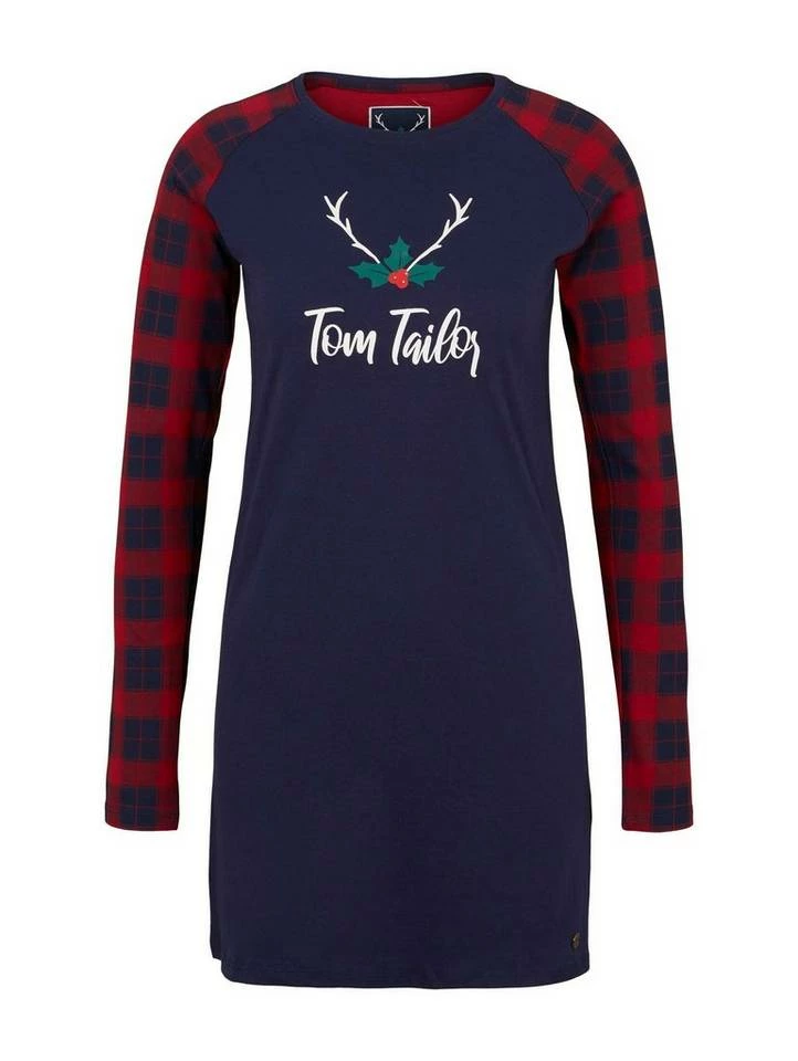 Besorgen 🎁 TOM TAILOR Pyjama »kariertes Nachthemd mit Print« ⌛ 6 Besorgen 🎁 TOM TAILOR Pyjama »kariertes Nachthemd mit Print« ⌛ - Image 6