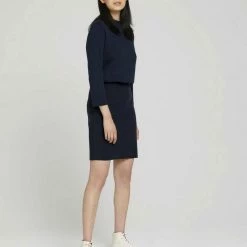 Rabatt ❤️ TOM TAILOR Sommerrock »Melierter Rock« Sky Captain Blue, Desert sand melange 👍 -Tom Tailor Verkaufsgeschäft 85975e11 1936 5644 bdc3 c713709fdf1b