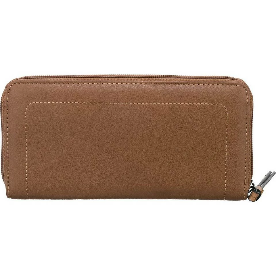 Billig ⭐ TOM TAILOR Geldbörse »Rossa Long Zip Wallet Portmonnaie« Cognac, Petrol 🌟 3 Billig ⭐ TOM TAILOR Geldbörse »Rossa Long Zip Wallet Portmonnaie« Cognac, Petrol 🌟 - Image 3