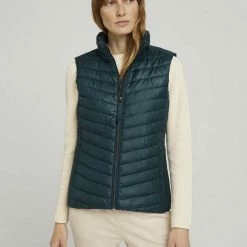 Blitzangebot 💯 TOM TAILOR Steppweste »Gesteppte Lightweight Weste mit recyceltem Polyester« Dark maroon red, Dark pine green, Sky Captain Blue, French clay beige 🥰 -Tom Tailor Verkaufsgeschäft 865810ea 9af2 5ae6 a71b 82e825e25425