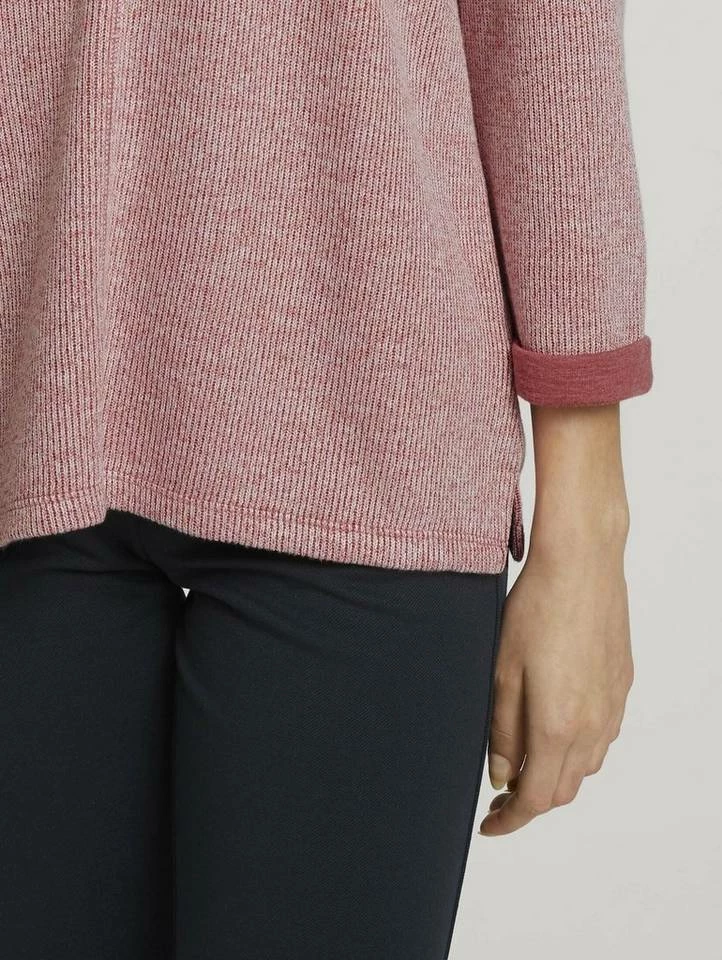 Bester Verkauf 😀 TOM TAILOR Sweatshirt »Meliertes Sweatshirt« French clay beige melange, Cozy pink melange 🧨 5 Bester Verkauf 😀 TOM TAILOR Sweatshirt »Meliertes Sweatshirt« French clay beige melange, Cozy pink melange 🧨 - Image 5