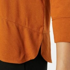 Aktion 🔥 TOM TAILOR Langarmshirt (1-tlg) Deep black, Gingerbread brown 🔔 -Tom Tailor Verkaufsgeschäft 86ac614d 222a 56cd 9a97 1cbf63c01fb7