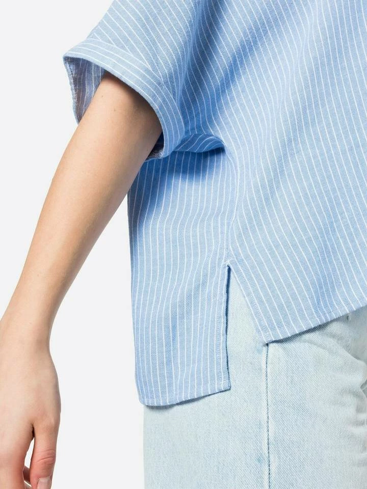 Schlussverkauf 😉 TOM TAILOR Kurzarmbluse Blue white vertical stripe, Navy white vertical stripe 🎉 5 Schlussverkauf 😉 TOM TAILOR Kurzarmbluse Blue white vertical stripe, Navy white vertical stripe 🎉 - Image 5