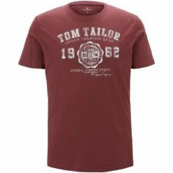 Besorgen ✔️ TOM TAILOR T-Shirt »Tom Tailor Herren T-Shirt mit Logo Print« (1-tlg) aus 100% Baumwolle Grape Leaf Green (10669), Sky Captain Blue (10668), Dusty Black (10327), Cyber Grey (10743) 🧨 -Tom Tailor Verkaufsgeschäft 87ae54b9 14a2 544c 95a4 bdb8d0f817ec