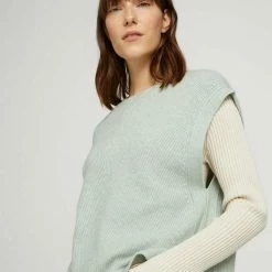 Am billigsten ⭐ TOM TAILOR Strickpullover »Pullunder mit Seitenschlitzen« Cold beige melange, Oyster grey melange, Soft greyish green melange, Deep black ✔️ -Tom Tailor Verkaufsgeschäft 87c88c0d 9a26 59ca aab5 802507b361f4