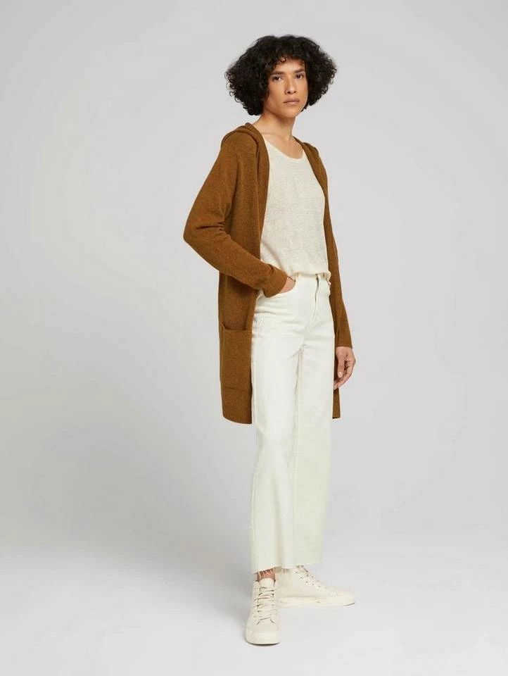 Bestes Angebot 👏 TOM TAILOR Strickjacke »Cardigan mit Kapuze« Deep black, Gingerbread brown melange, Silver Grey Melange 😀 3 Bestes Angebot 👏 TOM TAILOR Strickjacke »Cardigan mit Kapuze« Deep black, Gingerbread brown melange, Silver Grey Melange 😀 – Bild 3