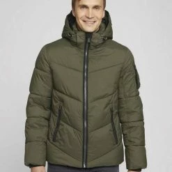 Auslauf 🎁 TOM TAILOR Winterjacke »gesteppte Pufferjacke« Flame Brown, Sky Captain Blue, Black, Olive Night Green 😍 -Tom Tailor Verkaufsgeschäft 88104a27 f824 5740 8a67 462b81653969