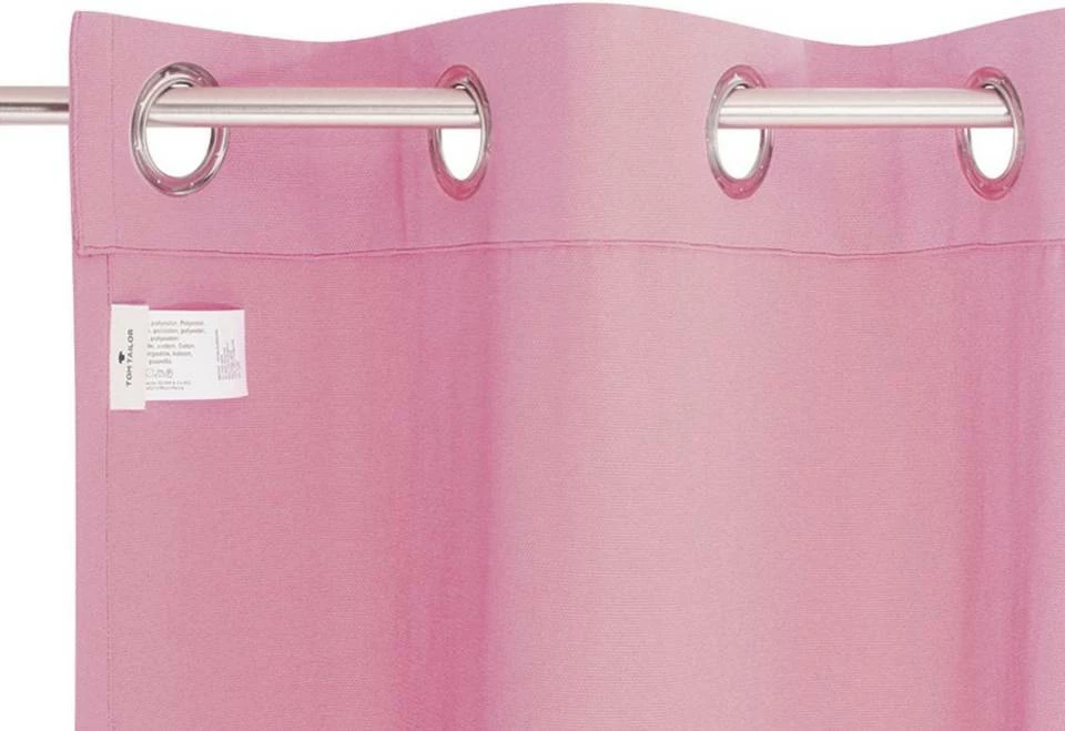 Aktion 🎉 Vorhang »Dove Signature«, TOM TAILOR, Ösen (1 Stück), mit aufgesticktem Markenlogo Altrosa-rosa-nude, Rot-dunkelrot-bordeaux, Hellgrün-grün-lindgrün, Grün-dunkelgrün-tannengrün 🔔 4 Aktion 🎉 Vorhang »Dove Signature«, TOM TAILOR, Ösen (1 Stück), mit aufgesticktem Markenlogo Altrosa-rosa-nude, Rot-dunkelrot-bordeaux, Hellgrün-grün-lindgrün, Grün-dunkelgrün-tannengrün 🔔 - Image 4