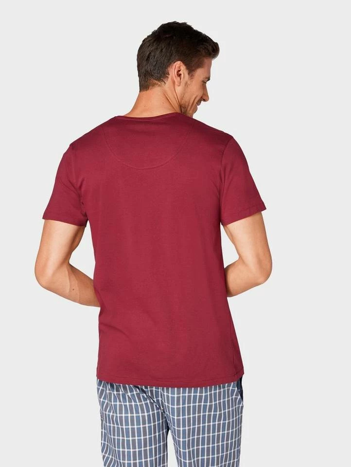 Angebote ✨ TOM TAILOR Pyjamaoberteil »Pyjama T-Shirt« Blue-medium-solid, Red-medium-solid 😍 2 Angebote ✨ TOM TAILOR Pyjamaoberteil »Pyjama T-Shirt« Blue-medium-solid, Red-medium-solid 😍 - Image 2