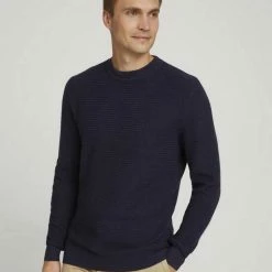 Auslauf 🧨 TOM TAILOR Strickpullover »Pullover mit LENZING(TM) ECOVERO™« Black Grey Melange, Knitted Navy Melange 😍 -Tom Tailor Verkaufsgeschäft 88652f64 312a 507b 9100 97e0b9f41f93