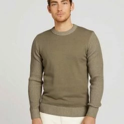 Besorgen 👏 TOM TAILOR Strickpullover »Pullover mit Rippstruktur« Beach Sand, Decadent Bordeaux, Sky Captain Blue 😉 -Tom Tailor Verkaufsgeschäft 88846ff5 454b 5d4c a0ec ad727b1a7c8e