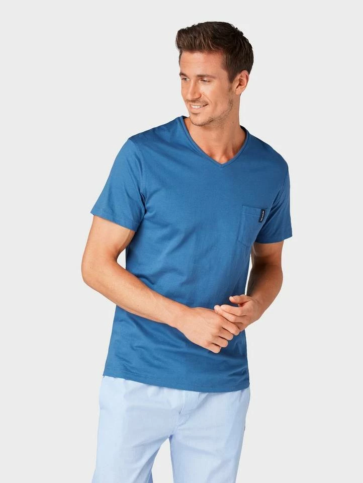 Angebote ✨ TOM TAILOR Pyjamaoberteil »Pyjama T-Shirt« Blue-medium-solid, Red-medium-solid 😍 13 Angebote ✨ TOM TAILOR Pyjamaoberteil »Pyjama T-Shirt« Blue-medium-solid, Red-medium-solid 😍 - Image 13