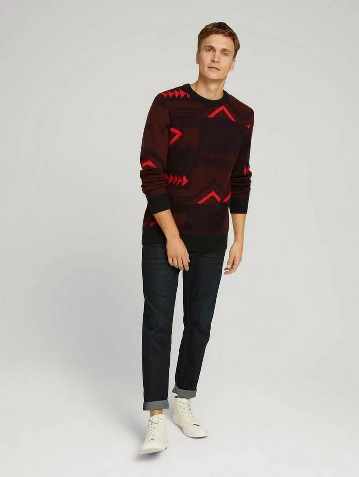 Angebote ⌛ TOM TAILOR Strickpullover »Pullover mit grafischem Muster« ✨ 3 Angebote ⌛ TOM TAILOR Strickpullover »Pullover mit grafischem Muster« ✨ - Image 3