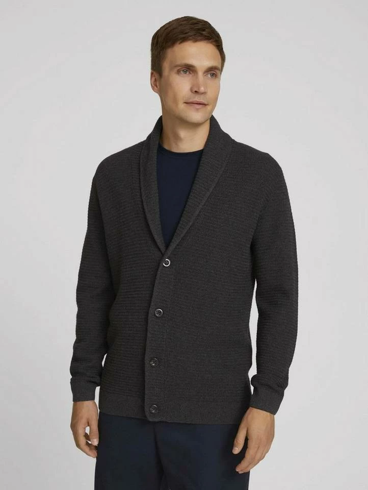 Besorgen 🛒 TOM TAILOR Strickjacke Knitted Navy Melange, Black Grey Melange ⌛ 16 Besorgen 🛒 TOM TAILOR Strickjacke Knitted Navy Melange, Black Grey Melange ⌛ - Image 16