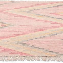 Aktion ✔️ Teppich »Vintage ZigZag«, TOM TAILOR, rechteckig, Höhe 5 mm, handgewebt, mit Fransen, Boho-Style, Wohnzimmer 🧨