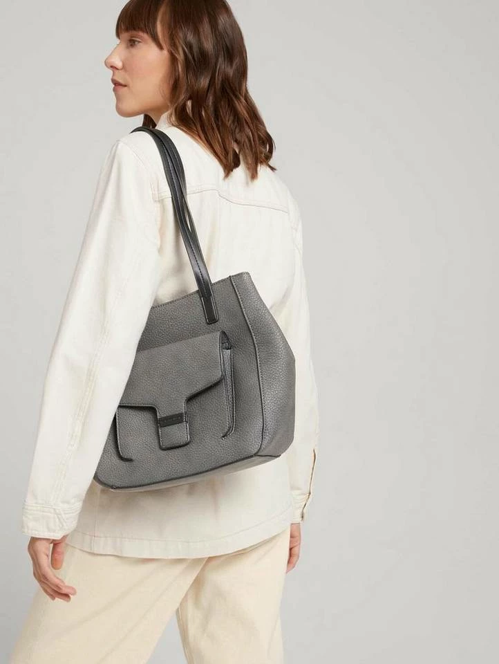 Besorgen 🎉 TOM TAILOR Shopper »MOANA«, mit Reißverschluss-Innenfach Old rose, Dark blue, Dark grey ✔️ 5 Besorgen 🎉 TOM TAILOR Shopper »MOANA«, mit Reißverschluss-Innenfach Old rose, Dark blue, Dark grey ✔️ - Image 5