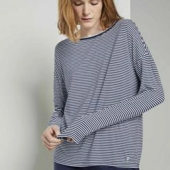 Besorgen 🛒 TOM TAILOR Pyjamaoberteil »Pyjama Oberteil mit Streifen« 🧨 -Tom Tailor Verkaufsgeschäft 8b80207e 16e4 5caf 8f91 2b017e548b37