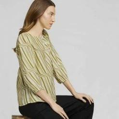 Auslauf ✨ TOM TAILOR Langarmbluse »Gemusterte Bluse mit Ballonärmeln« 😉 -Tom Tailor Verkaufsgeschäft 8cec1878 609f 521d 8523 240c4da03178