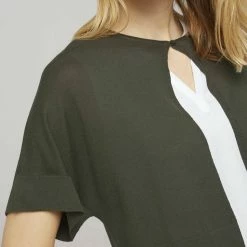 Bestes Angebot ⌛ TOM TAILOR Strickjacke »Kurzer Bolero mit Knopf« Deep black, Grape Leaf Green, Whisper White, Linen White 😍 -Tom Tailor Verkaufsgeschäft 8cfdf52d 9097 58e1 b80c 554f226e1473