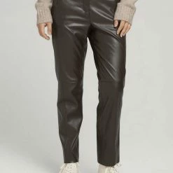 Rabatt 😍 TOM TAILOR Culotte »Stoffhose aus Kunstleder« Deep black, Java dark brown 😍 -Tom Tailor Verkaufsgeschäft 8d22e571 58e0 50f2 95dc aaea8dafb0d1