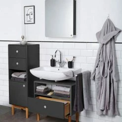 Schlussverkauf 🥰 TOM TAILOR Waschbeckenunterschrank »COLOR BATH« mit 1 Schublade, mit Push-to-Open, mit Füßen in Eiche geölt, Breite 65 cm Rose, Mustard, Petrol, Brilliant white 🧨 -Tom Tailor Verkaufsgeschäft 8e6f9e8d a522 5821 a915 491402d00561