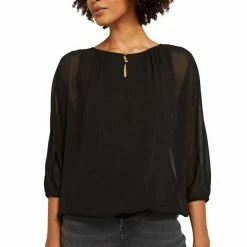 Neu ⭐ TOM TAILOR Chiffonbluse mit fixiertem Untertop Graugr&uuml;n, Schwarz 🥰 -Tom Tailor Verkaufsgeschäft 8e82fd22 b153 5835 8cad 89a426881a89