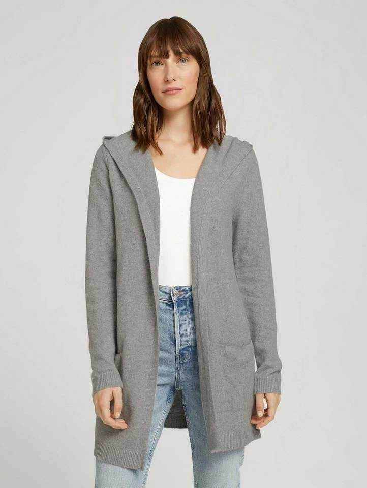 Bestes Angebot 👏 TOM TAILOR Strickjacke »Cardigan mit Kapuze« Deep black, Gingerbread brown melange, Silver Grey Melange 😀 22 Bestes Angebot 👏 TOM TAILOR Strickjacke »Cardigan mit Kapuze« Deep black, Gingerbread brown melange, Silver Grey Melange 😀 – Bild 22