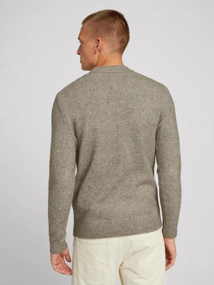 Rabatt 😀 TOM TAILOR Strickpullover »Melierter Pullover mit recyceltem Polyester« Dark prune melange, Soft beige melange ✔️ 2 Rabatt 😀 TOM TAILOR Strickpullover »Melierter Pullover mit recyceltem Polyester« Dark prune melange, Soft beige melange ✔️ - Image 2