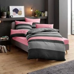 Bester Verkauf 😀 Bettwäsche »Carl«, TOM TAILOR, mit Gratis-Zugabe: Spannbettlaken Türkis-grau, Grün-grau, Taupe-beere, Rot-grau ⌛ -Tom Tailor Verkaufsgeschäft 8fbb38a5 b3bb 5560 983c 4f6a167c6ad3