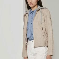 Rabatt 🔔 TOM TAILOR Lederjacke »Lederjacke im Biker-Stil« 👏 -Tom Tailor Verkaufsgeschäft 90987479 9408 52a0 9231 fcba255607f9