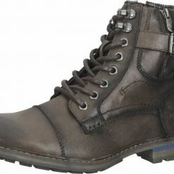 Schlussverkauf 🔥 TOM TAILOR »Leder« Schnürstiefelette ✨