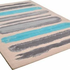 Rabatt 👍 Teppich »Happy Painted Stripe«, TOM TAILOR, rechteckig, Höhe 12 mm, modernes Design, Wohnzimmer 👏