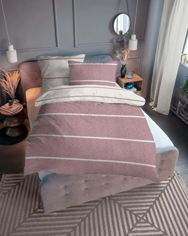 Schlussverkauf ✨ Wendebettwäsche »Lenja«, TOM TAILOR, in Streifenoptik Mauve, 👖 Jeans, Mint, Grey ⭐ 8 Schlussverkauf ✨ Wendebettwäsche »Lenja«, TOM TAILOR, in Streifenoptik Mauve, 👖 Jeans, Mint, Grey ⭐ - Image 8