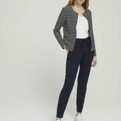 Aktion ⌛ TOM TAILOR Kurzblazer »Gestreifter Blazer mit Struktur« Offwhite ottoman stripe, Navy ottoman stripe ✔️ -Tom Tailor Verkaufsgeschäft 91364a22 bd40 53fc bc9b e1f345a3d39b