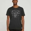Budget 😍 TOM TAILOR T-Shirt »Print T-Shirt im Used Look« Tarmac Grey, Dark Gable Green, Decadent Bordeaux, Sky Captain Blue 🌟