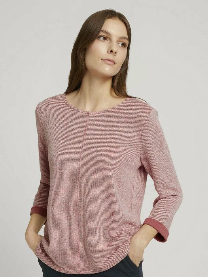 Bester Verkauf 😀 TOM TAILOR Sweatshirt »Meliertes Sweatshirt« French clay beige melange, Cozy pink melange 🧨 19 Bester Verkauf 😀 TOM TAILOR Sweatshirt »Meliertes Sweatshirt« French clay beige melange, Cozy pink melange 🧨 - Image 19
