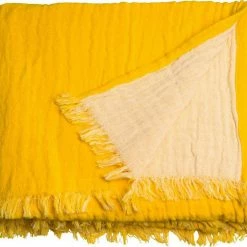 Blitzangebot 😀 Plaid »Fringed Cotton«, TOM TAILOR, mit Fransen Gelb, Rose, Grün, Blau 🎁 -Tom Tailor Verkaufsgeschäft 92e1c0c8 f5b5 5f64 a899 b7fe4eaf777d