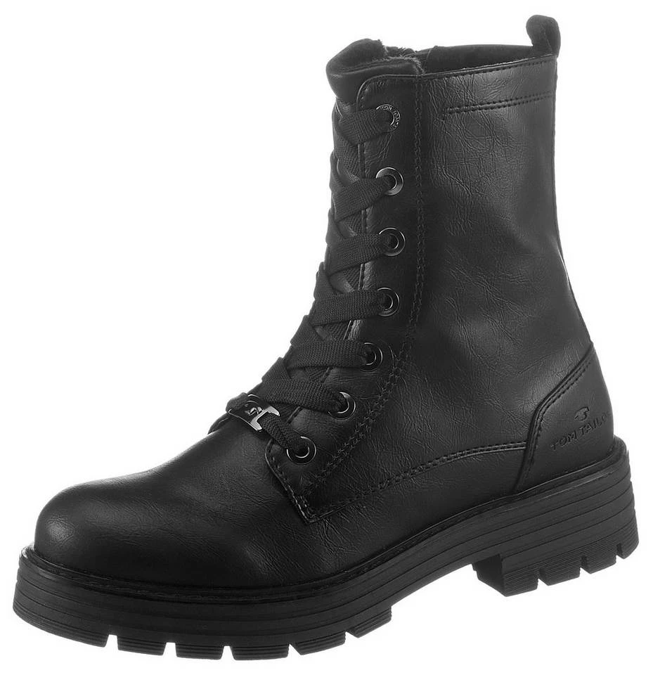 Neu 🥰 TOM TAILOR Schnürboots mit Anziehlasche ❤️ 1 Neu 🥰 TOM TAILOR Schnürboots mit Anziehlasche ❤️