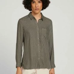 Besorgen ✨ TOM TAILOR Langarmbluse Green small check woven, Beige green small check woven 👍 -Tom Tailor Verkaufsgeschäft 935df075 b06c 55fc b8ca a166b0152073