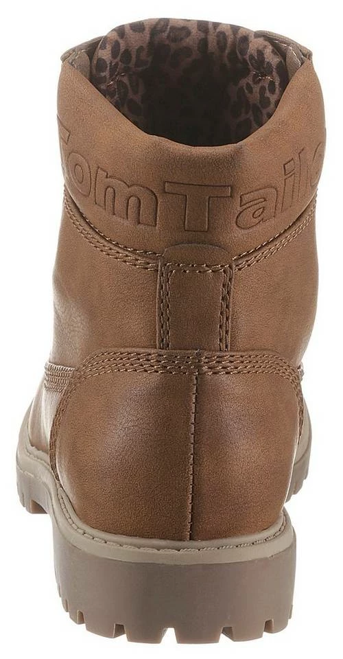 Angebote 🌟 TOM TAILOR Schnürboots mit weich gepolstertem Schaftrand Creme, Cognac 🔔 2 Angebote 🌟 TOM TAILOR Schnürboots mit weich gepolstertem Schaftrand Creme, Cognac 🔔 - Image 2